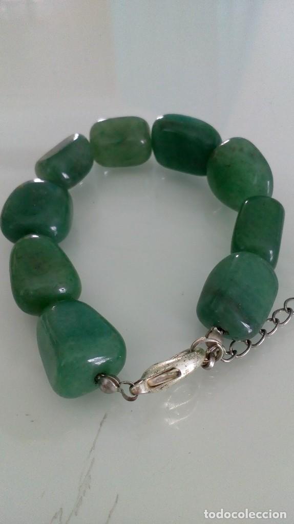 Joyeria: Pulsera de piedras verdes - Foto 2