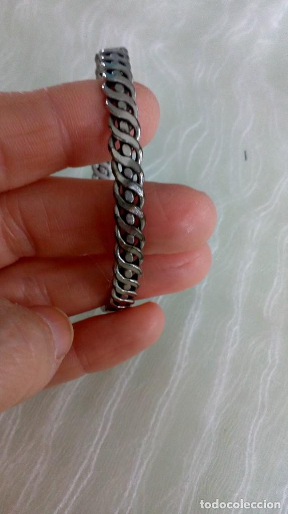 Joyeria: lote de 2 pulseras plateadas - Foto 3