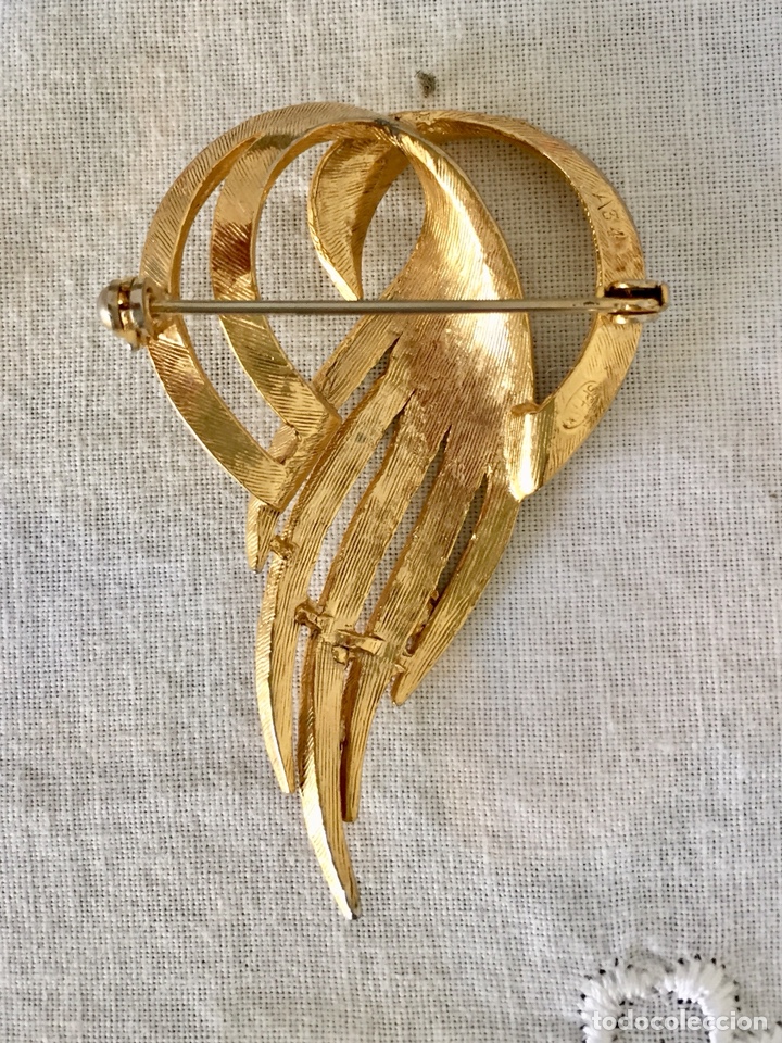 Joyeria: Broche dorado a&ntilde;os 50 - Foto 4