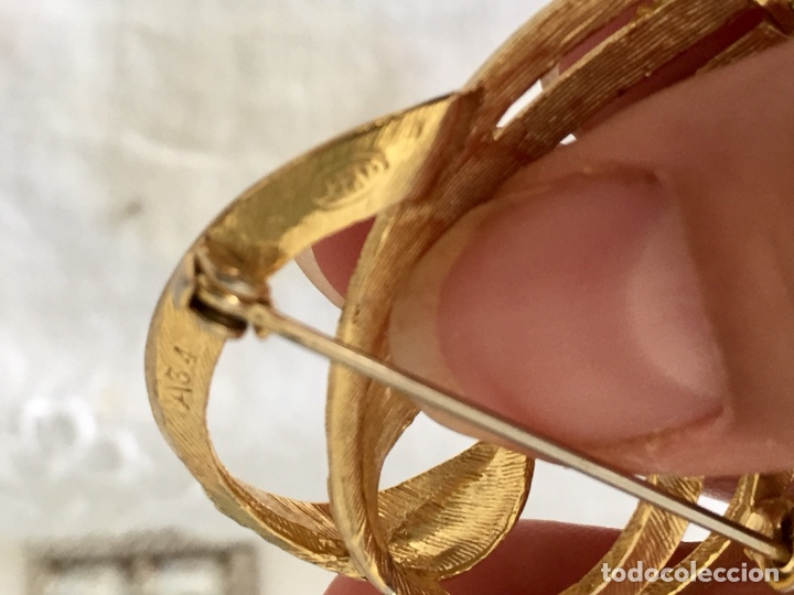 Joyeria: Broche dorado a&ntilde;os 50 - Foto 6