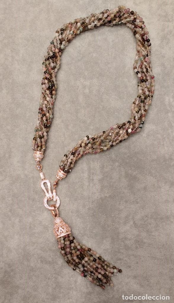 Joyeria: COLLAR DE TURMALINAS DE COLORES. - Foto 1