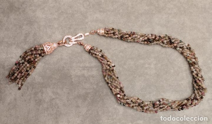 Joyeria: COLLAR DE TURMALINAS DE COLORES. - Foto 2
