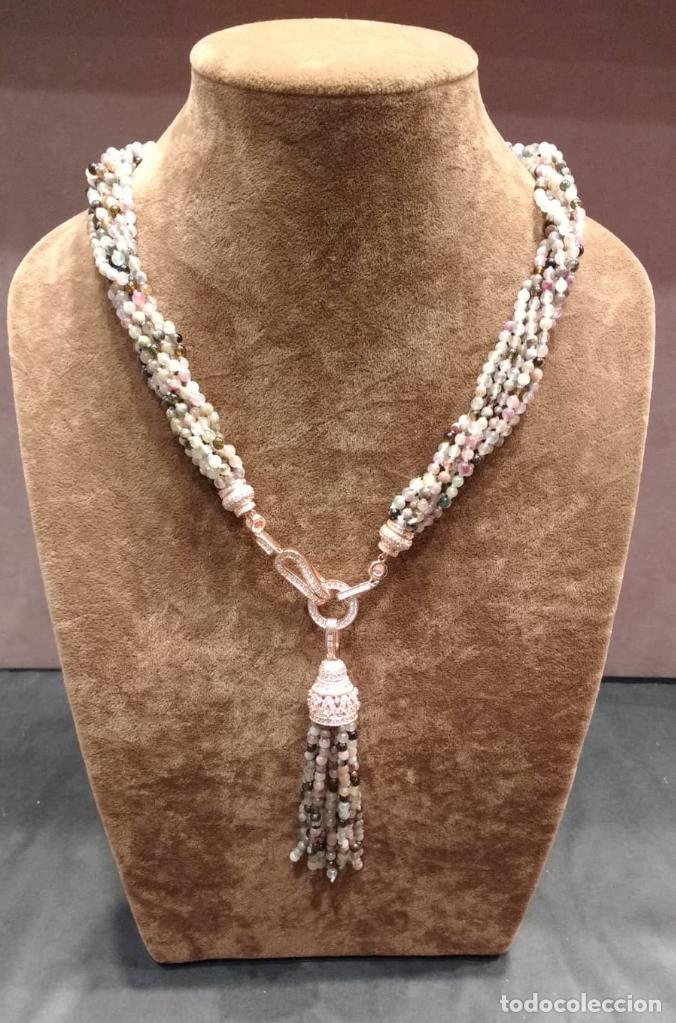 Joyeria: COLLAR DE TURMALINAS DE COLORES. - Foto 3