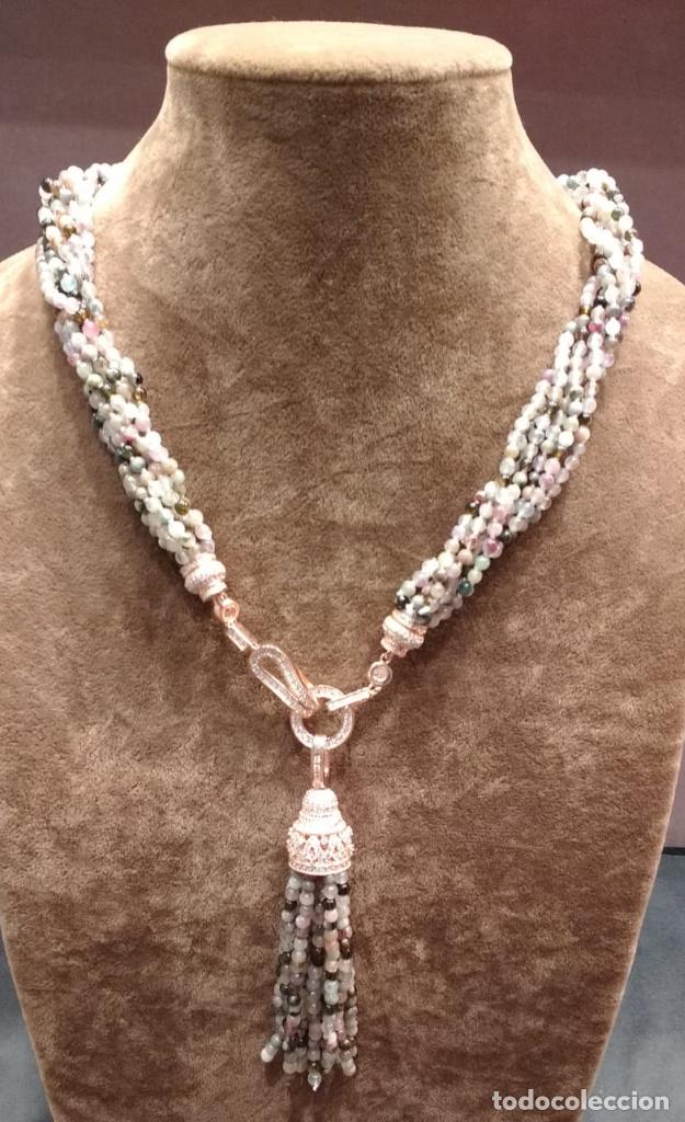 Joyeria: COLLAR DE TURMALINAS DE COLORES. - Foto 4
