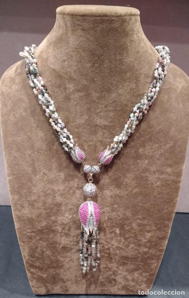 Joyeria: COLLAR DE TURMALINAS DE COLORES. - Foto 1