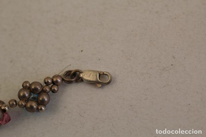 Joyeria: pulsera en plata de ley con cristales - Foto 3