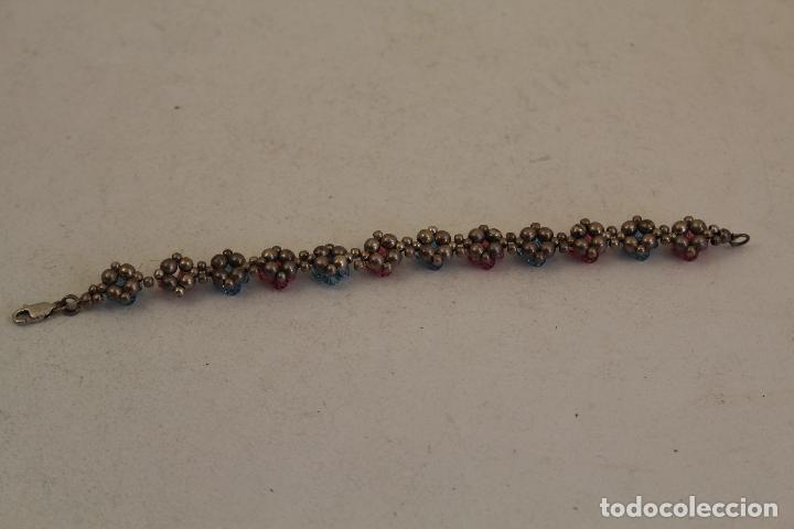 Joyeria: pulsera en plata de ley con cristales - Foto 4