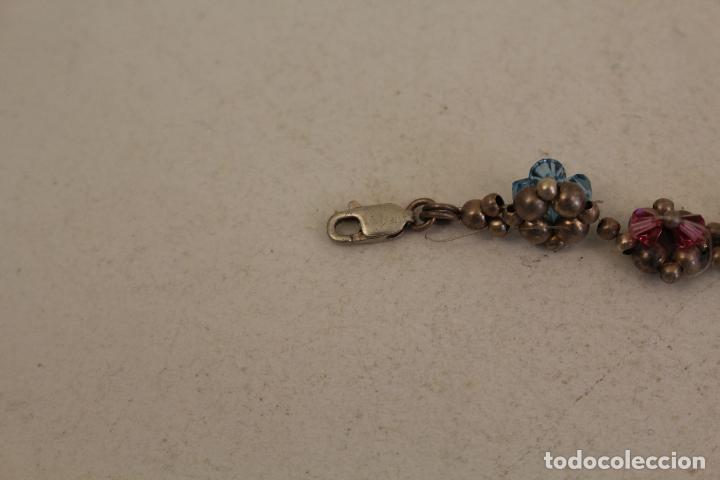 Joyeria: pulsera en plata de ley con cristales - Foto 6
