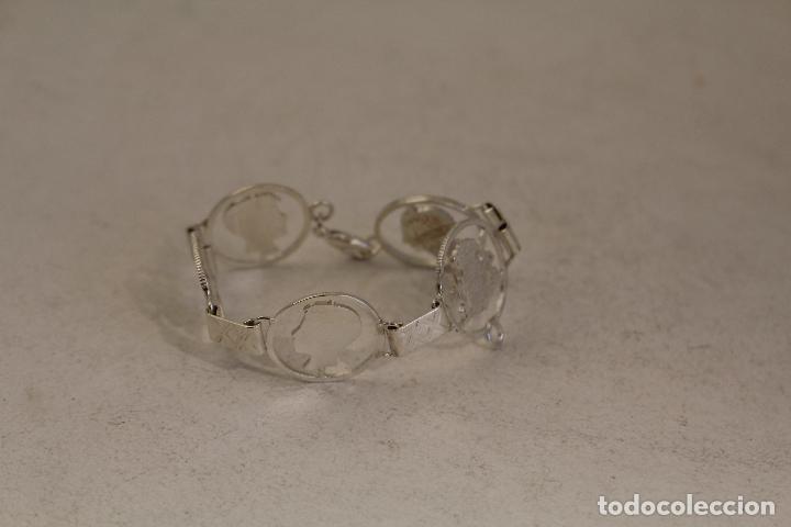 Joyeria: pulsera de monedas en plata de ley - Foto 5