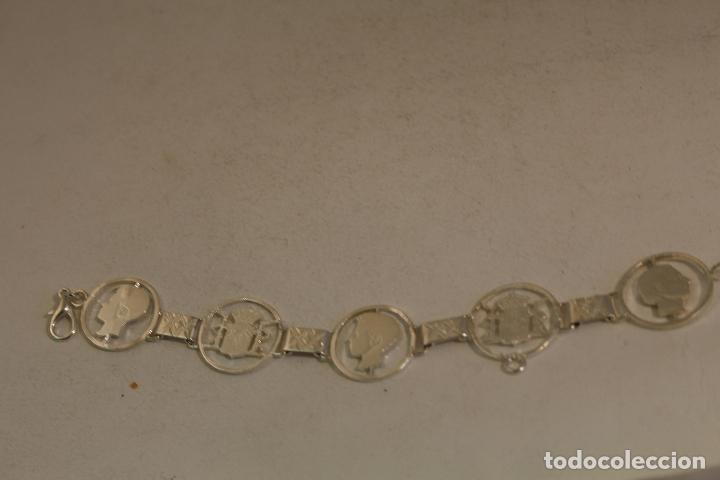 Joyeria: pulsera de monedas en plata de ley - Foto 6