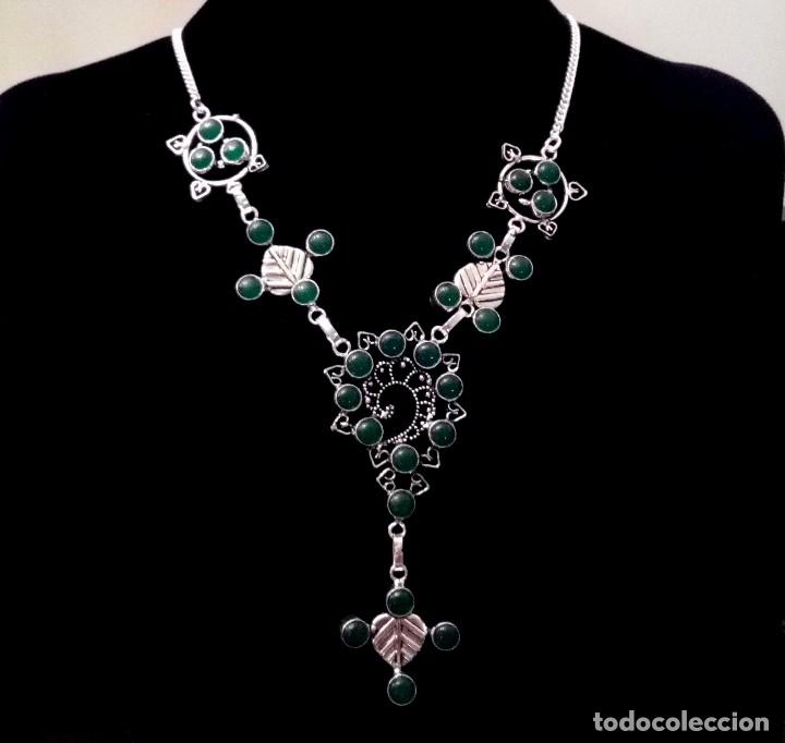 Joyeria: COLLAR - GARGANTILLA CON JADE NATURAL - 43 GRAMOS. - Foto 1