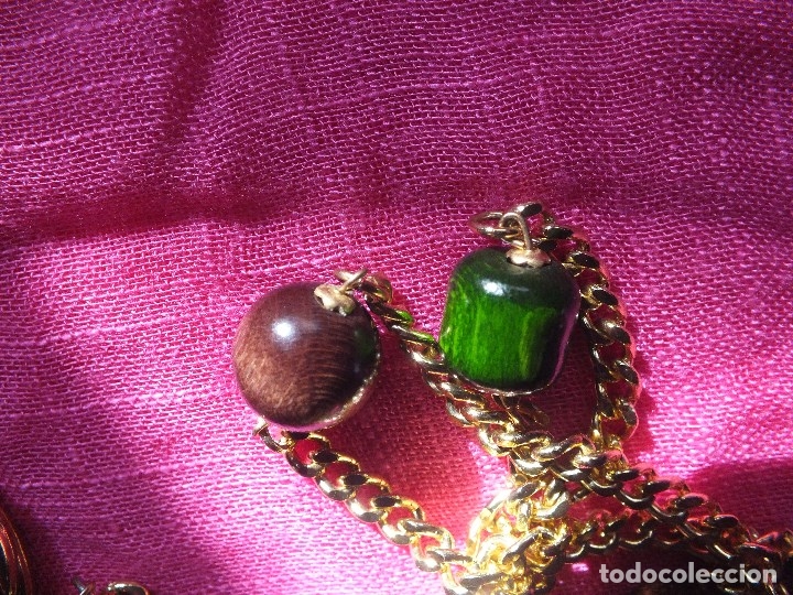 Joyeria: COLLAR DOS VUELTAS CADENA DORADA CON CIERRE Y BOLAS - Foto 9