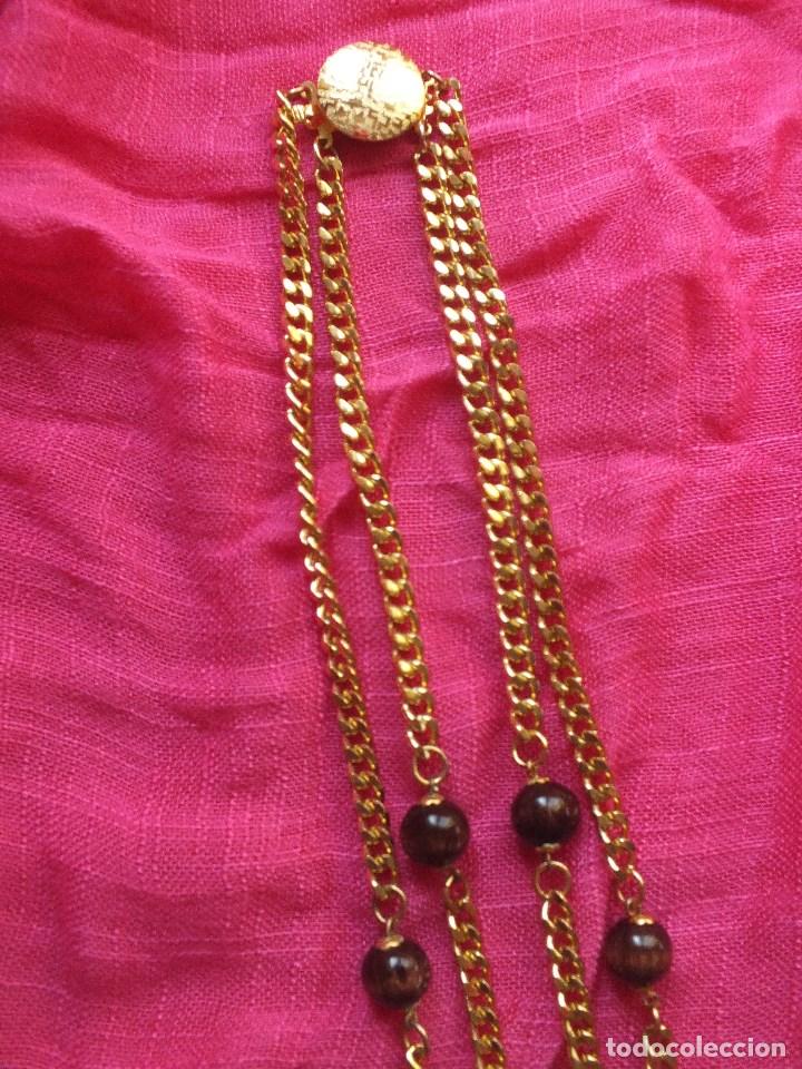 Joyeria: COLLAR DOS VUELTAS CADENA DORADA CON CIERRE Y BOLAS - Foto 2