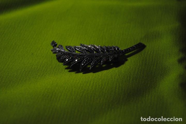 Joyeria: Broche Marcasitas Pluma - Foto 1