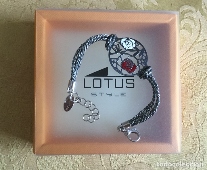 Joyeria: PULSERA DE PLATA Y CORD&Oacute;N L&Oacute;TUS - Foto 3