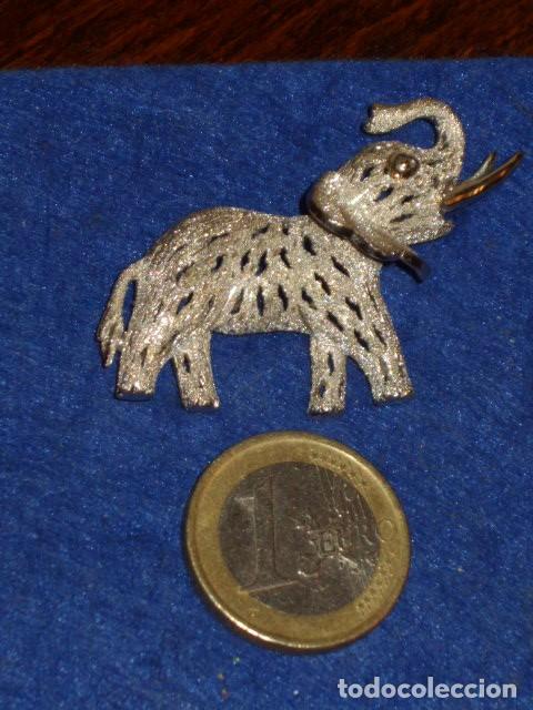 Joyeria: BROCHE ELEFANTE RODIADO.VINTAGE. - Foto 2