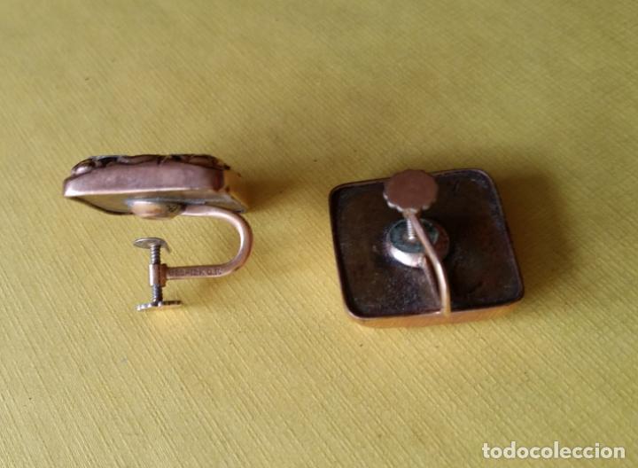 Joyeria: Pendiente Art Deco - chapado oro - Foto 5