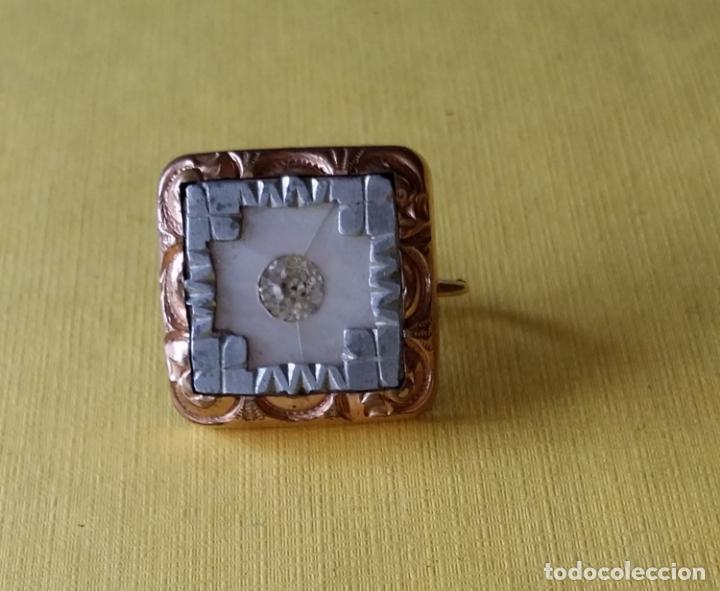 Joyeria: Pendiente Art Deco - chapado oro - Foto 8