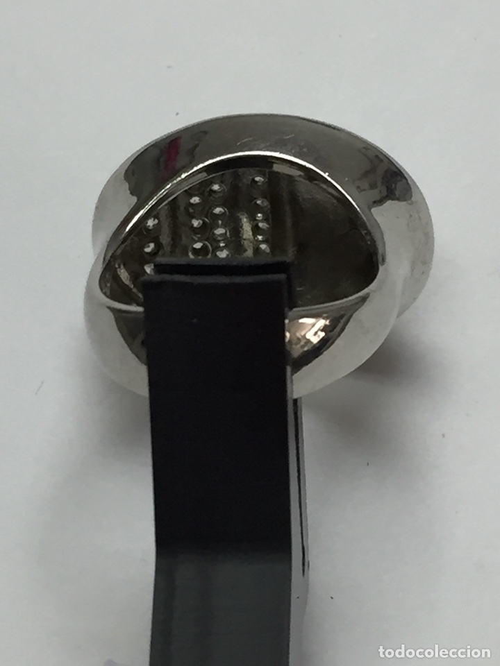 Joyeria: Sortija de plata contrastada y circonitas/SORT14 - Foto 5