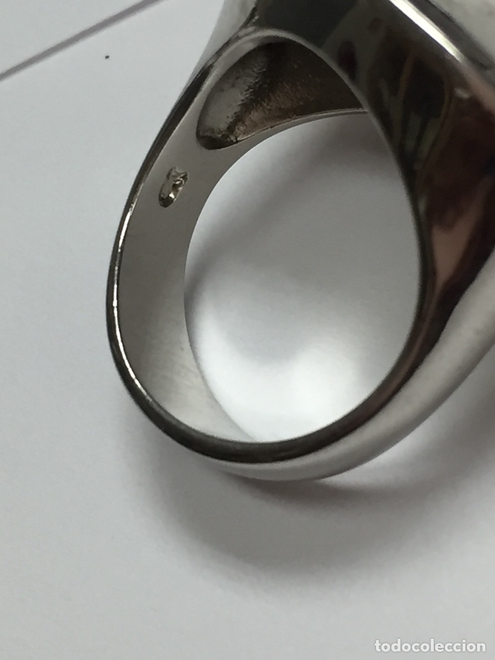Joyeria: Sortija de plata contrastada y circonitas/SORT14 - Foto 6