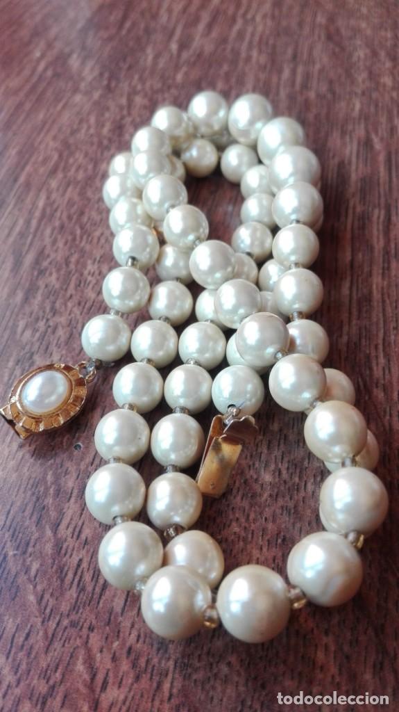 Joyeria: Collar y pulsera de perlas imantadas. - Foto 1