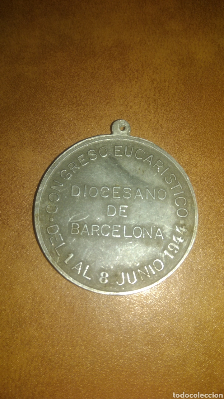 Joyeria: CONGRESO EUCARISTICO BARCELONA 1944. MEDALLA - Foto 1
