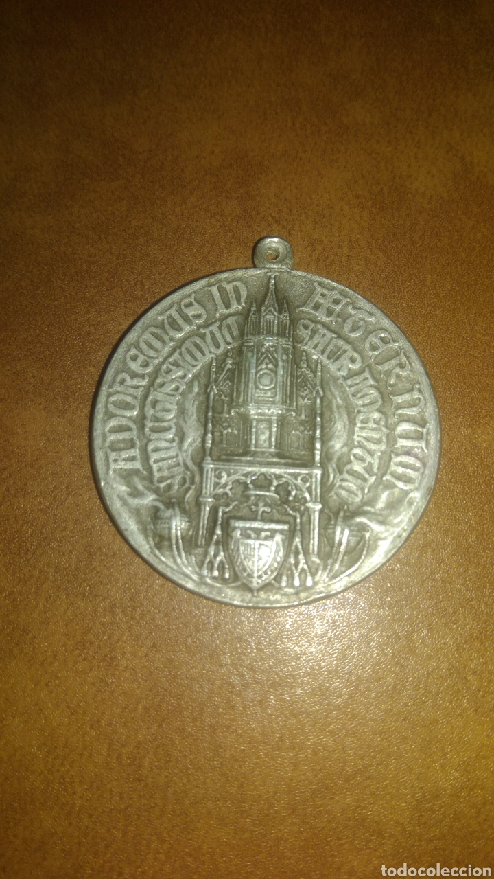 Joyeria: CONGRESO EUCARISTICO BARCELONA 1944. MEDALLA - Foto 2