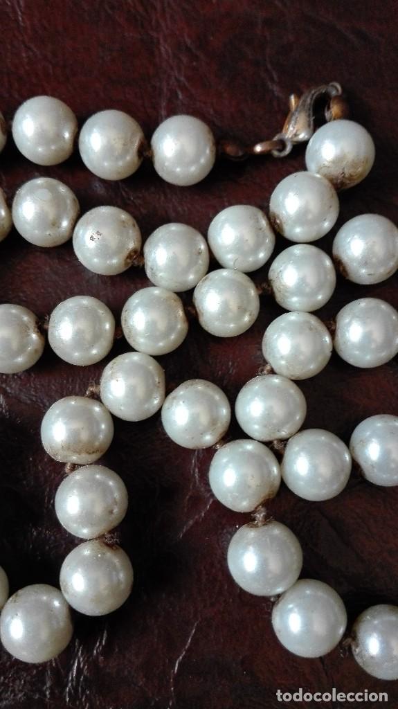 Joyeria: Collar de perlas sint&eacute;ticas. - Foto 3