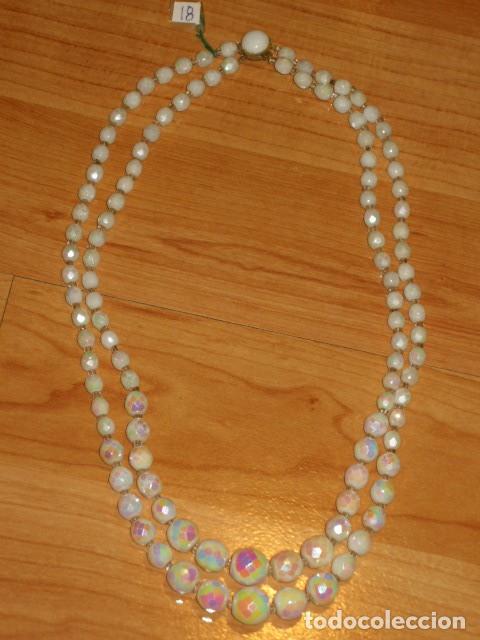 Joyeria: COLLAR DE CRISTAL FACETADO BLANCO ARCOIRIS. - Foto 1