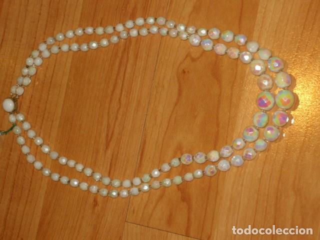 Joyeria: COLLAR DE CRISTAL FACETADO BLANCO ARCOIRIS. - Foto 2