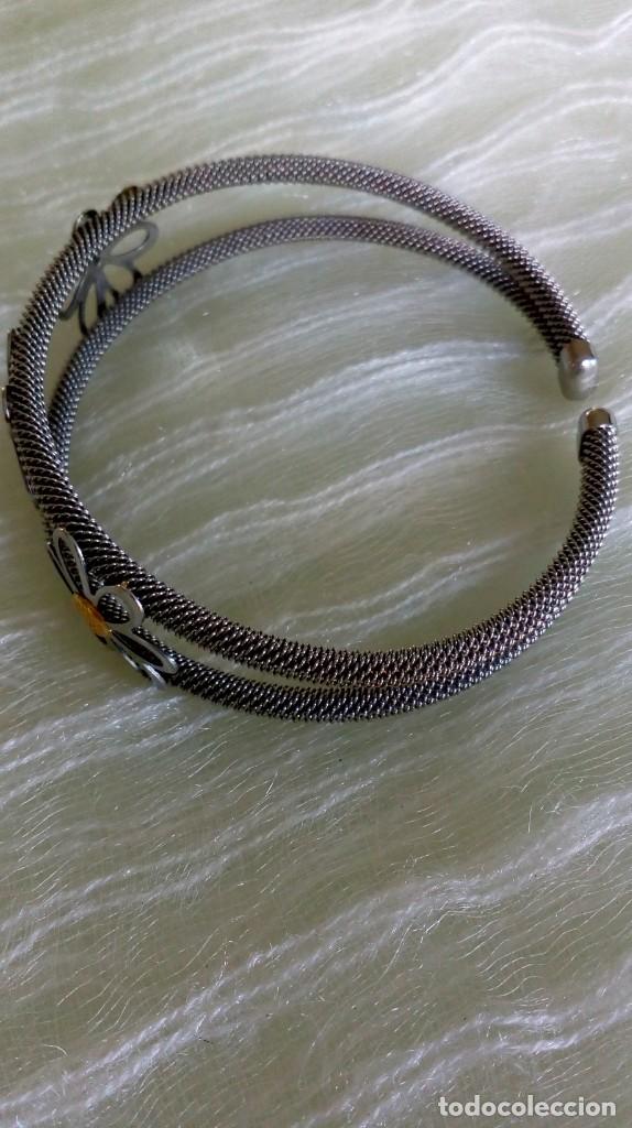 Joyeria: Pulsera de mujer de acero y oro - Foto 3