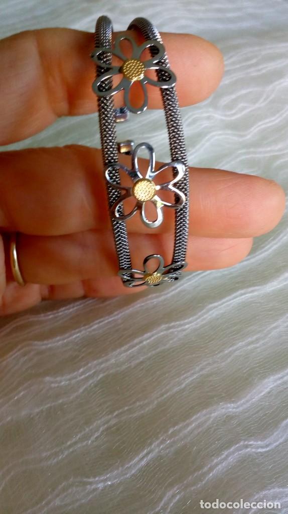 Joyeria: Pulsera de mujer de acero y oro - Foto 4