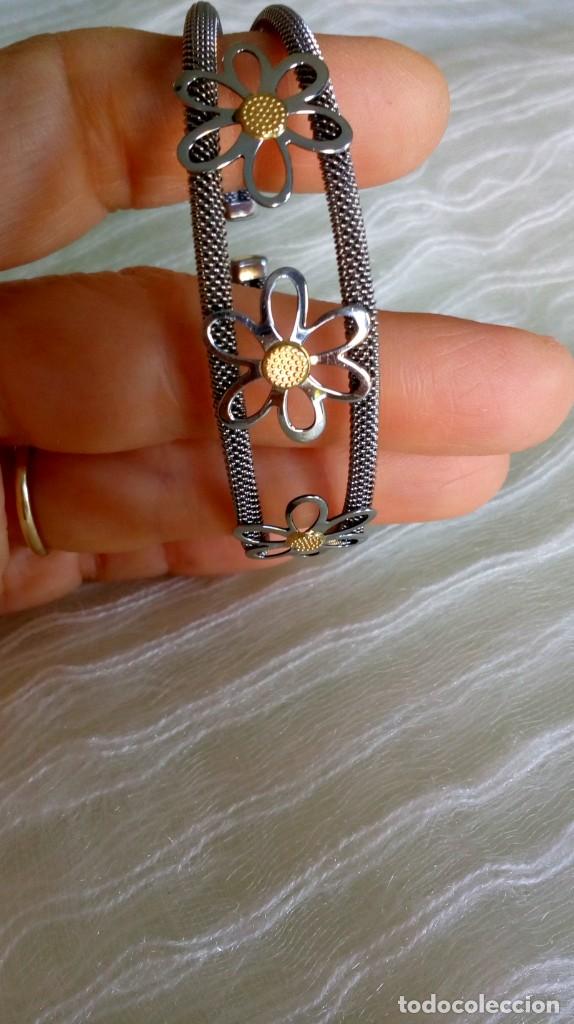 Joyeria: Pulsera de mujer de acero y oro - Foto 5