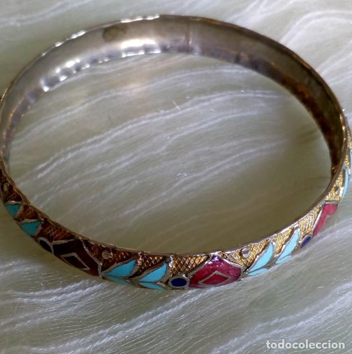 Joyeria: pulsera plateada y esmaltes de colores - Foto 3