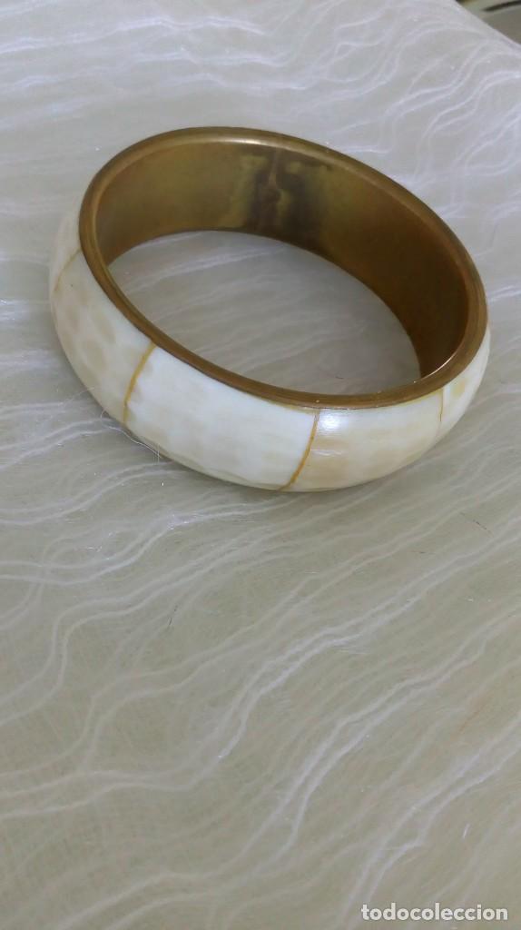 Joyeria: Pulsera brazalete de hueso - Foto 2