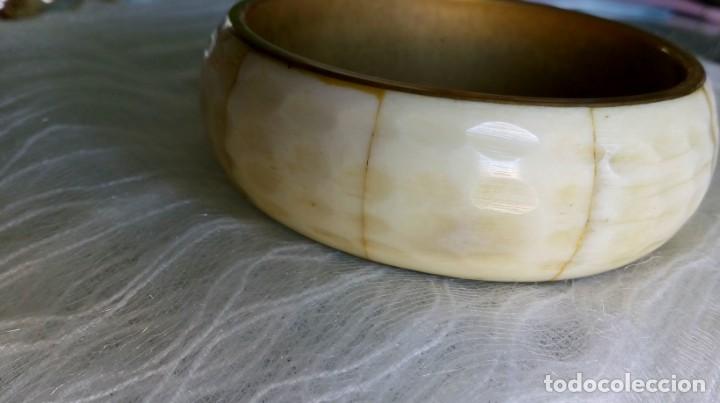 Joyeria: Pulsera brazalete de hueso - Foto 8