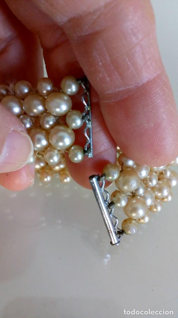 Joyeria: Antigua pulsera de simil perlas - Foto 5
