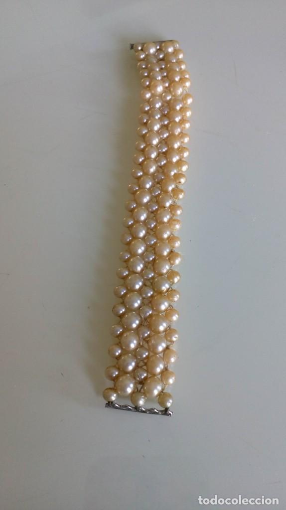 Joyeria: Antigua pulsera de simil perlas - Foto 7