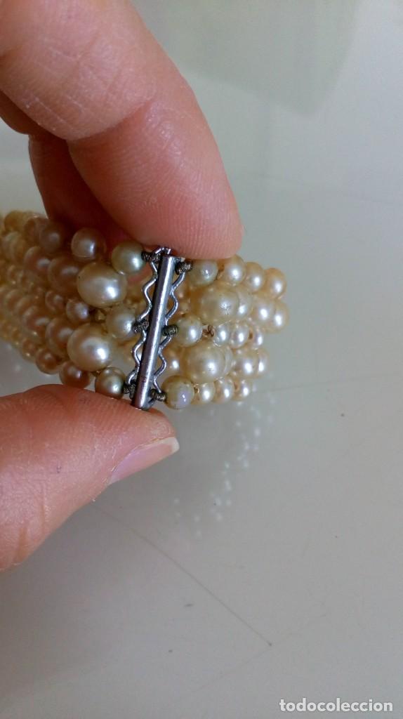 Joyeria: Antigua pulsera de simil perlas - Foto 10