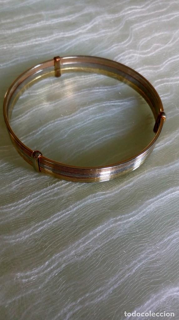 Joyeria: Pulsera dorada en tres tonos - Foto 4