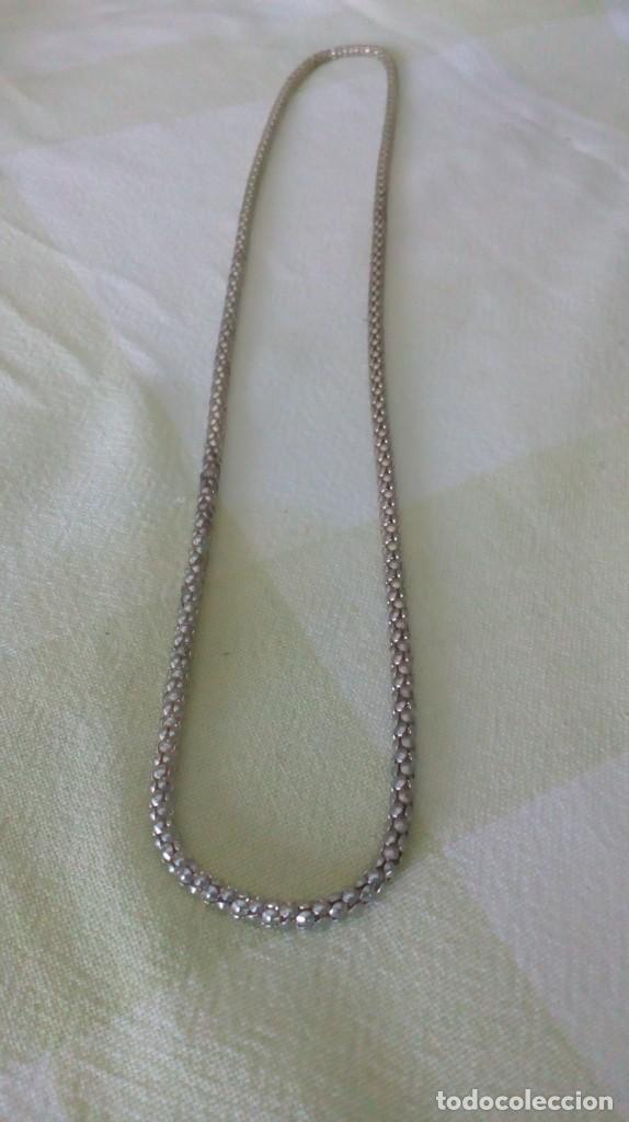 Joyeria: Collar cord&oacute;n plateado sin broche - Foto 1