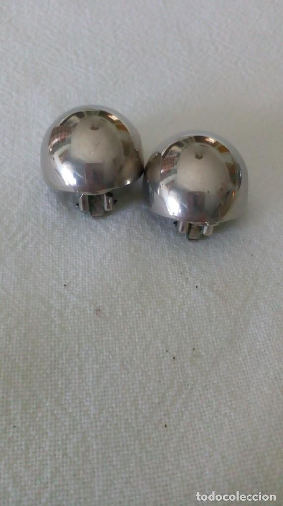 Joyeria: Par de pendientes plateados de clip - Foto 6