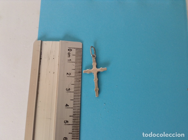 Joyeria: Cruz de plata a&ntilde;os 70 - Foto 2