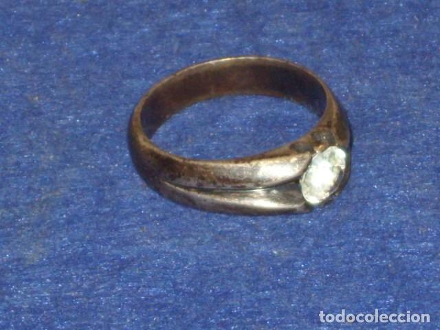 Joyeria: ANILLO - SOLITARIO DE PLATA 925. - Foto 1
