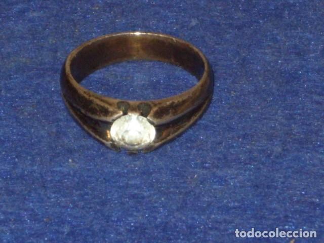 Joyeria: ANILLO - SOLITARIO DE PLATA 925. - Foto 2