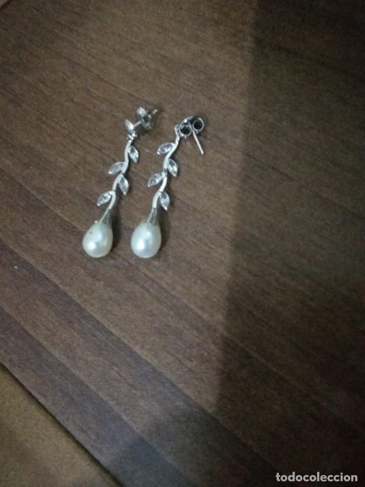 Joyeria: pendientes oro blanco