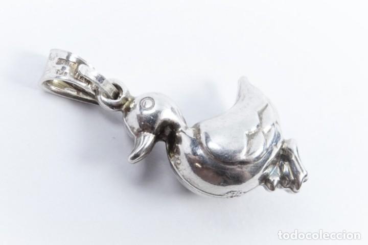 Joyeria: Colgante en plata 925 en forma de pato - Foto 3