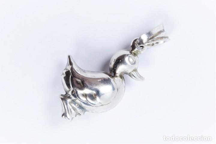 Joyeria: Colgante en plata 925 en forma de pato - Foto 4