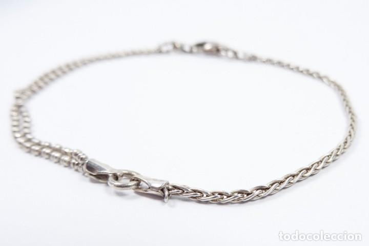Joyeria: Original pulsera plata 925 dos tipos de eslab&oacute;n - Foto 4