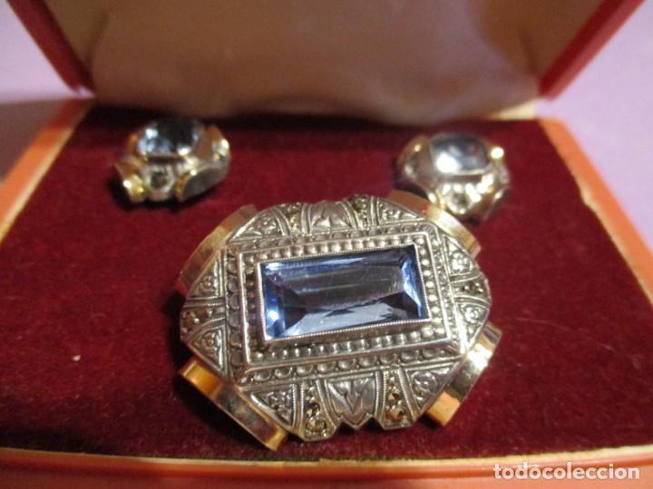 Joyeria: pendientes y  broche  plata - Foto 1